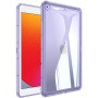 Lesklý transparentní kryt pro iPad 10,2" (2019-2021) - fialový
