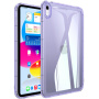 Lesklý transparentní kryt pro iPad 10,9" (2022) / 11" (2025) - fialový