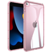 Lesklý transparentní kryt pro iPad mini 4 / 5 - růžový
