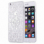 Ochranný zadní kryt s kamínky ve stylu diamantu pro iPhone 6 / 6S - stříbrný