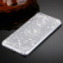 Ochranný zadní kryt s kamínky ve stylu diamantu pro iPhone 6 / 6S - stříbrný