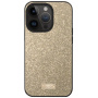 SULADA elegantní třpytivý kryt pro iPhone 16 Pro Max - zlatý