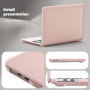 Kožený kryt se stojánkem pro MacBook Pro 13" (A2251 / A2289 / A2338) - růžový