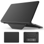 Kožený kryt se stojánkem pro MacBook Air 15" (A2941 / A3114 / A3241 / A3448) - černý