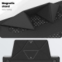 Kožený kryt se stojánkem pro MacBook Air 15" (A2941 / A3114 / A3241 / A3448) - černý