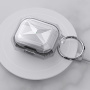 Odolný transparentní obal s barevným rámečkem pro AirPods 4 / 5 - červený