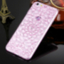 Ochranný zadní kryt s kamínky ve stylu diamantu pro iPhone 6 / 6S - růžový