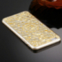 Ochranný zadní kryt s kamínky ve stylu diamantu pro iPhone 6 / 6S - zlatý