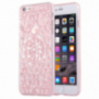Ochranný zadní kryt s kamínky ve stylu diamantu pro iPhone 6 / 6S - světle růžový