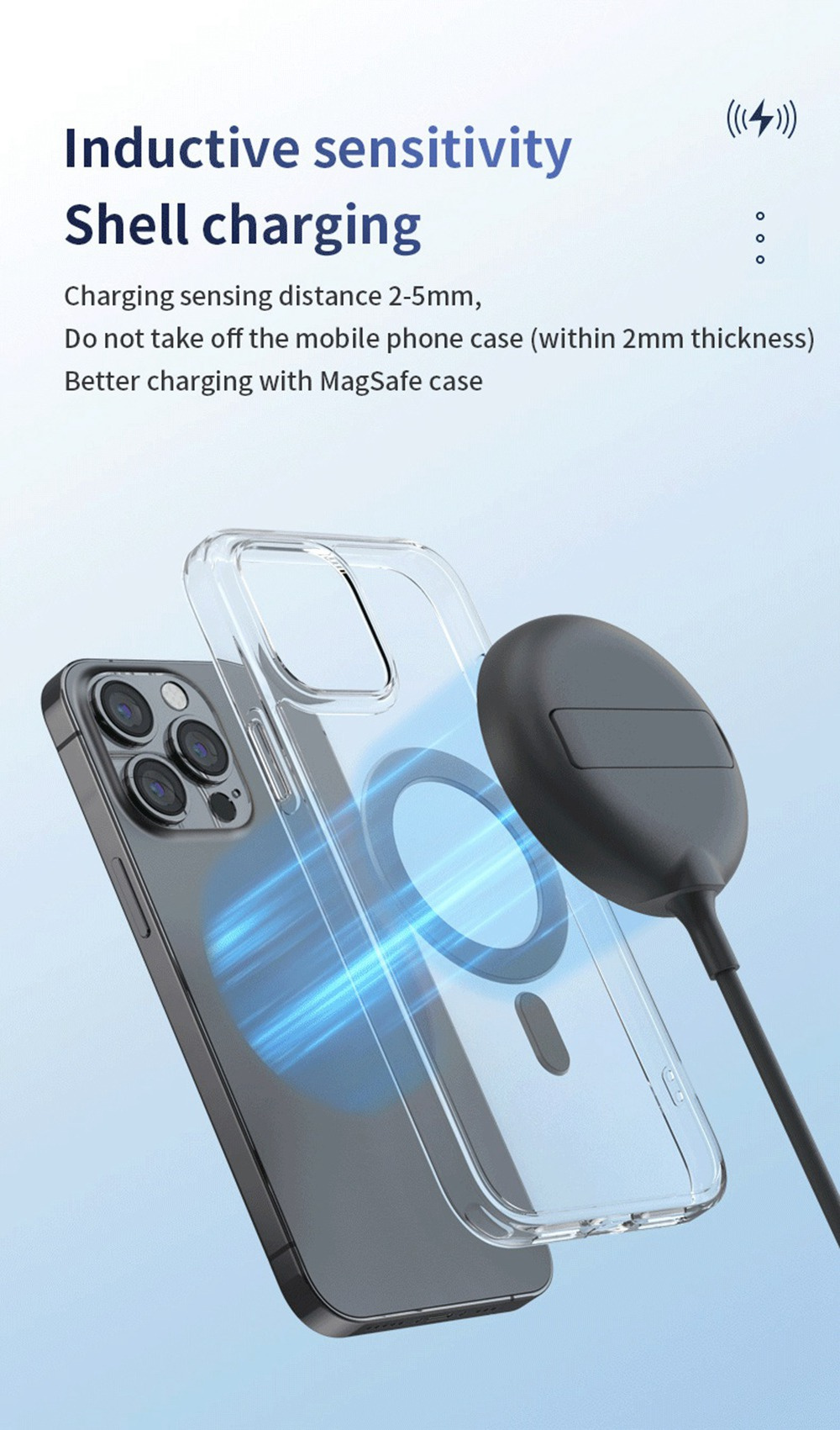 LFX-181 bezdrátová MagSafe nabíječka s výklopným stojánkem pro iPhone / AirPods - 15W - černá LFX-181 bezdrátová MagSafe nabíječka s výklopným stojánkem pro iPhone / AirPods - 15W - černá