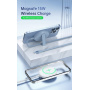 LFX-181 bezdrátová MagSafe nabíječka s výklopným stojánkem pro iPhone / AirPods - 15W - zelená