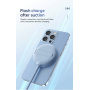 LFX-181 bezdrátová MagSafe nabíječka s výklopným stojánkem pro iPhone / AirPods - 15W - zelená