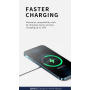 Wiwu W009 bezdrátová MagSafe nabíječka pro iPhone / AirPods - 15W - bílá