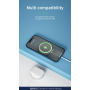 Wiwu W009 bezdrátová MagSafe nabíječka pro iPhone / AirPods - 15W - bílá