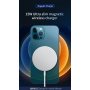 Wiwu W009 bezdrátová MagSafe nabíječka pro iPhone / AirPods - 15W - bílá
