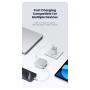 USAMS US-SJ650 sada s výsuvnými kabely USB-C, redukcemi a jehlou - černá