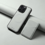 ESEBLE kryt s odnímatelnou magnetickou peněženkou a MagSafe pro iPhone 13 Pro Max - světle šedý