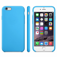 Protiskluzový matný obal pro Apple iPhone 6 / 6S - modrý