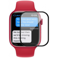 ENKAY ochranná fólie s černým rámečkem pro Apple Watch 41mm