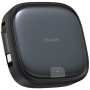 USAMS US-SJ650 sada s výsuvnými kabely USB-C, redukcemi a jehlou - černá