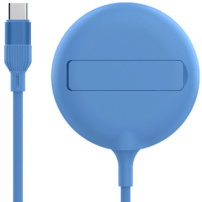 LFX-181 bezdrátová MagSafe nabíječka s výklopným stojánkem pro iPhone / AirPods - 15W - modrá