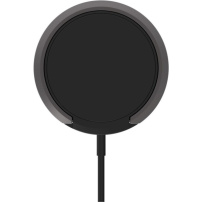 Bezdrátová MagSafe nabíječka s výklopným stojánkem pro iPhone / AirPods - 15W - černá