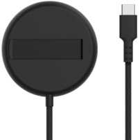 YF-M3C bezdrátová MagSafe nabíječka s výklopným stojánkem pro iPhone / AirPods - 15W - černá