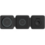W-126 3v1 skládací bezdrátová nabíječka pro iPhone / Apple Watch / AirPods - 15W - černá
