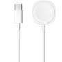 FIXED magnetický nabíjecí kabel - USB-C na magnetický puk pro Apple Watch - 1 m - bílý
