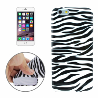 Gumový kryt pro Apple iPhone 6 / 6S - zebří pruhy
