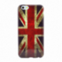 Gumový kryt pro Apple iPhone 6 / 6S - retro vlajka UK