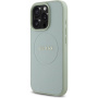 Guess Grained Classic Logo kryt s MagSafe pro iPhone 16 Pro Max - zelený