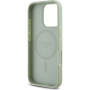 Guess Grained Classic Logo kryt s MagSafe pro iPhone 16 Pro Max - zelený