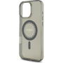 Guess IML Rhinestones Ring kryt s MagSafe pro iPhone 16 Pro Max - šedý