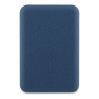 Guess Grained Triangle Logo bezdrátová MagSafe powerbanka s portem USB-C - 5 000 mAh - tmavě modrá