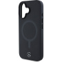 Mercedes Smooth Leather kryt s MagSafe pro iPhone 16 - černý