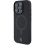 Mercedes Smooth Leather kryt s MagSafe pro iPhone 16 Pro Max - černý