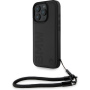 BMW Leather Signature and Strap kryt pro iPhone 16 Pro Max - černý