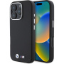 BMW M Kevlar Metal Logo kryt pro iPhone 16 Pro - černý