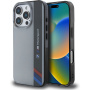 BMW IML Motorsport Vertical Stripe kryt pro iPhone 16 Pro - šedý