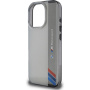 BMW IML Motorsport Vertical Stripe kryt pro iPhone 16 Pro - šedý