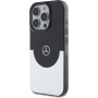 Mercedes Double Layer kryt s MagSafe pro iPhone 16 Pro - černostříbrný