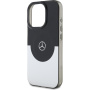 Mercedes Double Layer kryt s MagSafe pro iPhone 16 Pro - černostříbrný