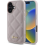 Guess Quilted kryt pro iPhone 16 - růžový