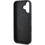 Guess 4G Small Metal Logo kryt s MagSafe pro iPhone 16 - šedý