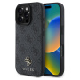 Guess 4G Small Metal Logo kryt s MagSafe pro iPhone 16 Pro - šedý