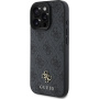 Guess 4G Small Metal Logo kryt s MagSafe pro iPhone 16 Pro - šedý