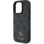 Guess 4G Small Metal Logo kryt s MagSafe pro iPhone 16 Pro - šedý