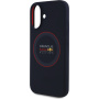 Oracle Red Bull Racing Red Ring silikonový kryt s MagSafe pro iPhone 16 - tmavě modrý