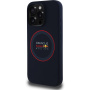 Oracle Red Bull Racing Red Ring silikonový kryt s MagSafe pro iPhone 16 Pro - tmavě modrý